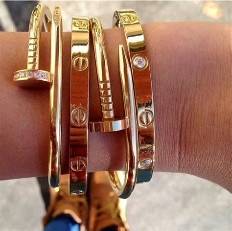 cartier nail bracelet dupe|cartier bracelet look alike.